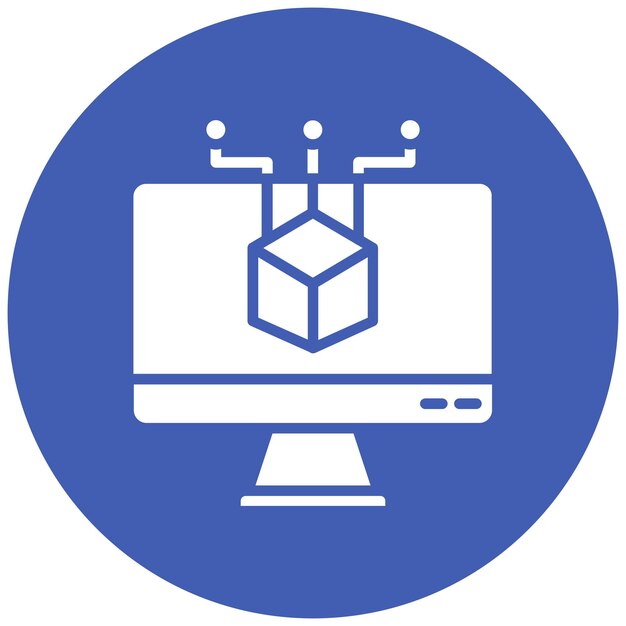 Estilo de ilustración vectorial del software
