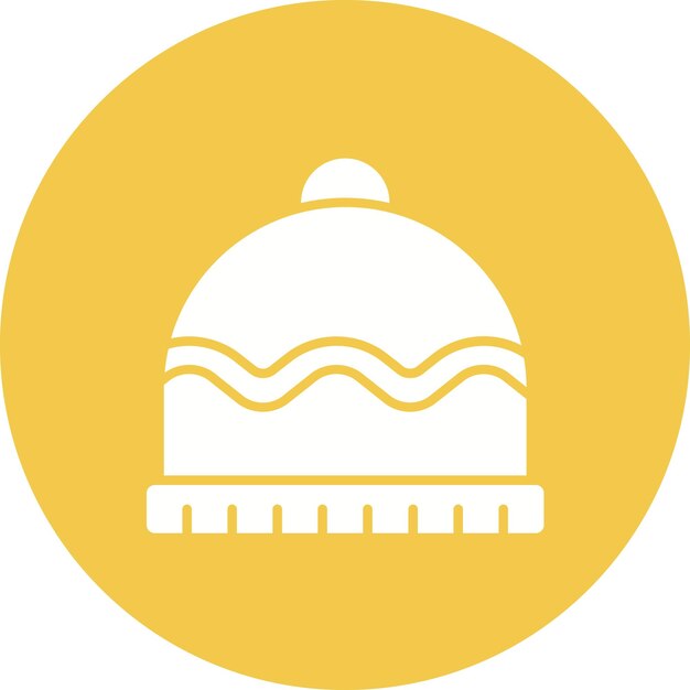 Estilo de ilustración vectorial de sombrero de otoño