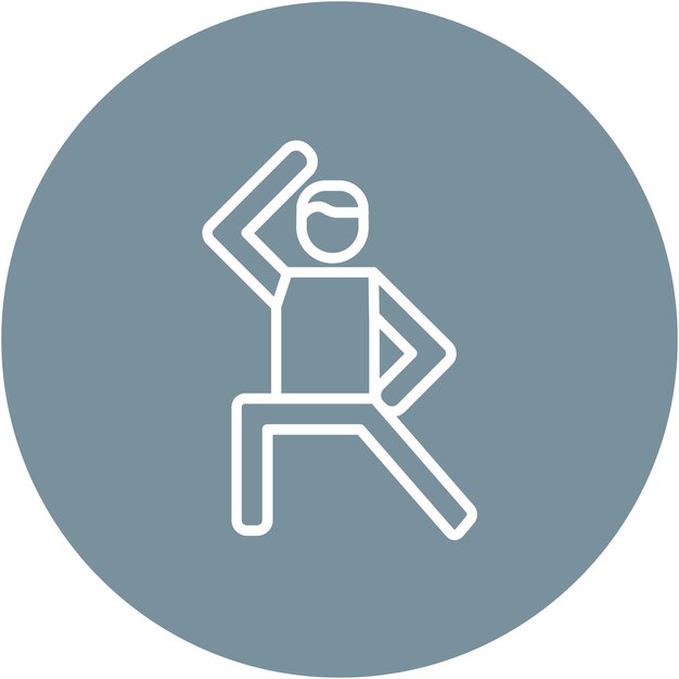 Estilo de ilustración vectorial para el soporte aeróbico
