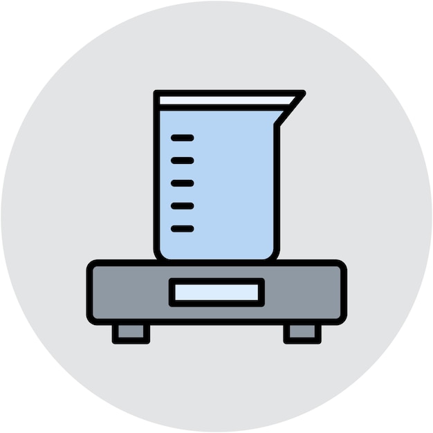 Estilo de la ilustración vectorial del soporte del vaso