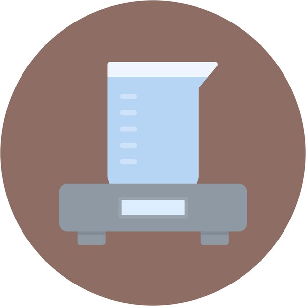 Estilo de la ilustración vectorial del soporte del vaso