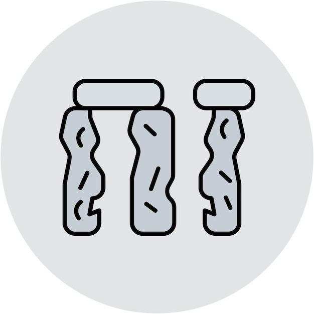 Estilo de ilustración vectorial de Stonehenge