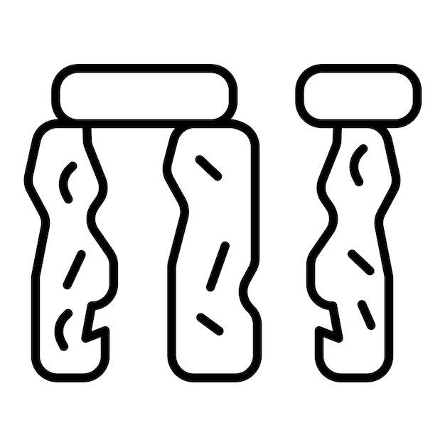 Estilo de ilustración vectorial de Stonehenge