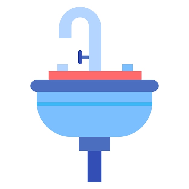 Estilo de la ilustración vectorial del sumidero