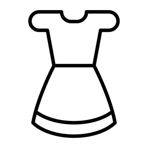 Estilo de ilustración vectorial de Sundress