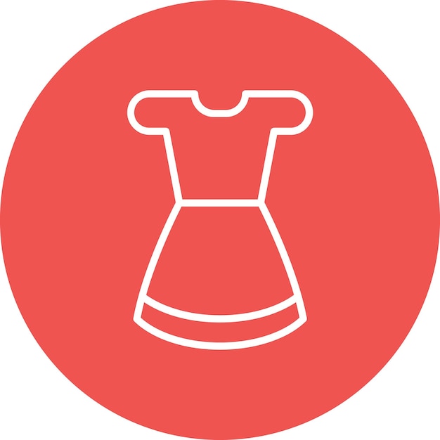 Estilo de ilustración vectorial de Sundress