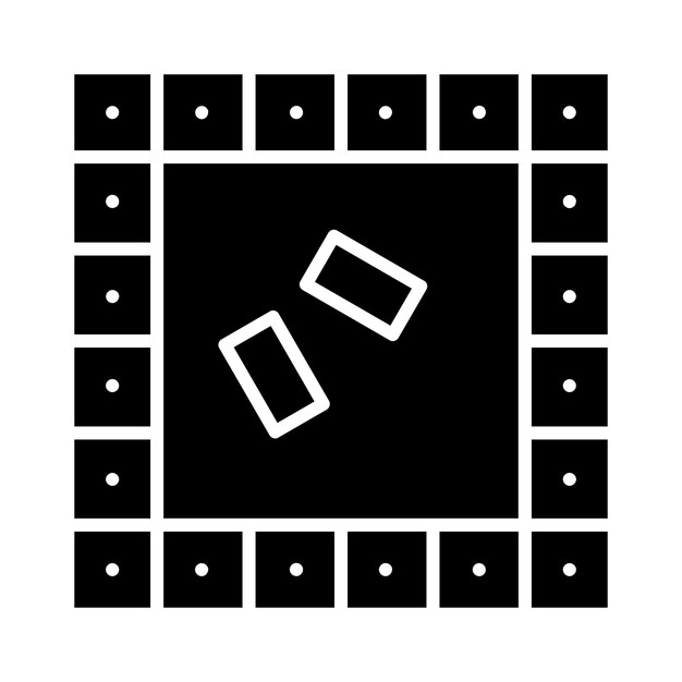 Estilo de ilustración vectorial del tablero de juego