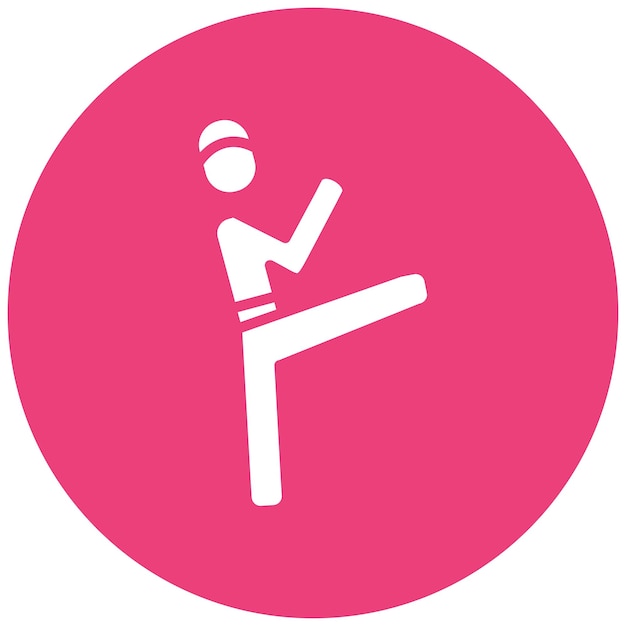 Estilo de ilustración vectorial de Taekwondo