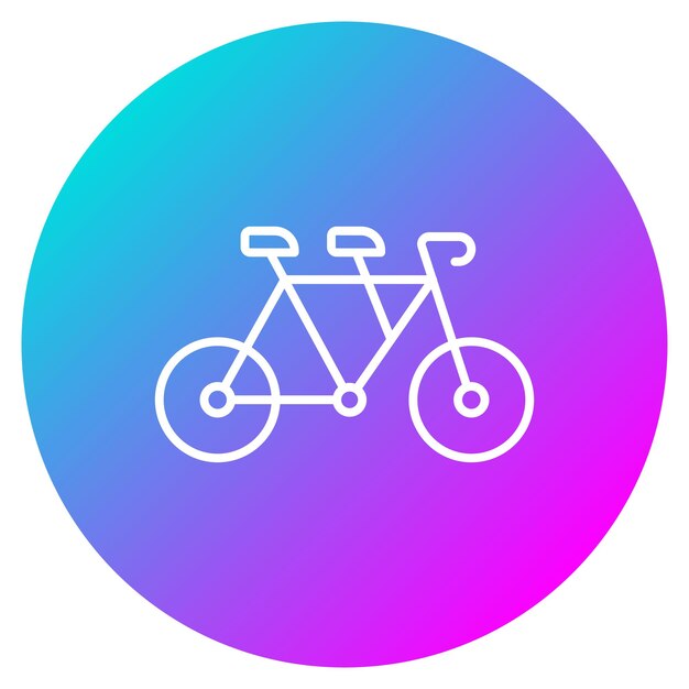 Estilo de ilustración vectorial en tándem