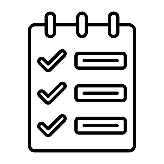 Estilo de ilustración vectorial de las tareas