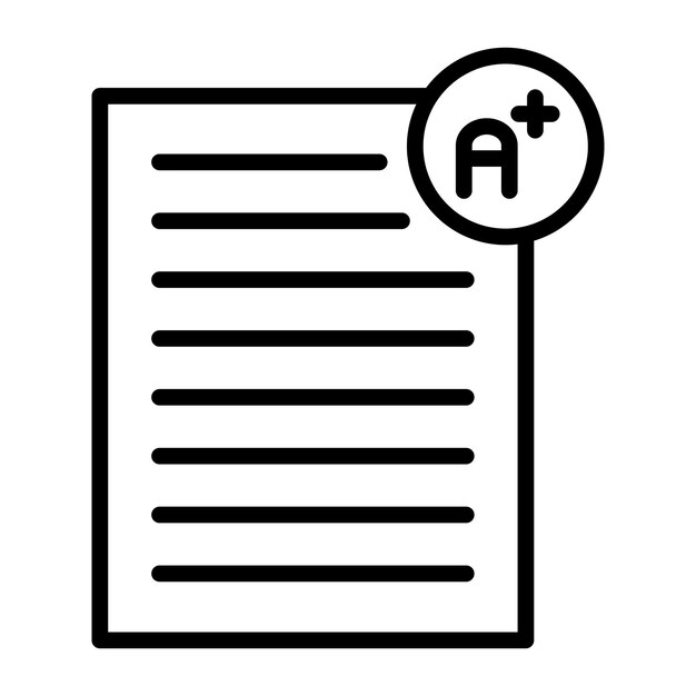 Estilo de ilustración vectorial de la tarjeta de informe