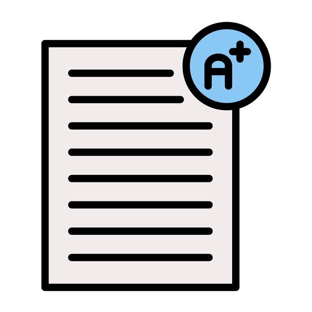 Estilo de ilustración vectorial de la tarjeta de informe