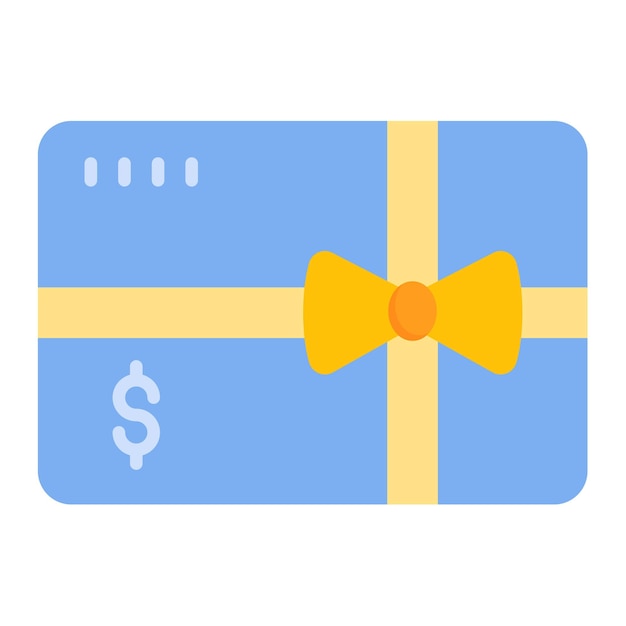 Estilo de ilustración vectorial de tarjetas de regalo