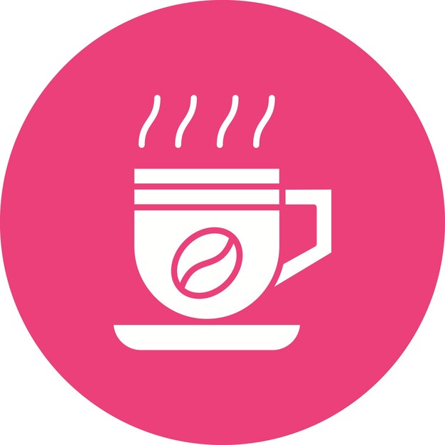 Estilo de ilustración vectorial de la taza de café