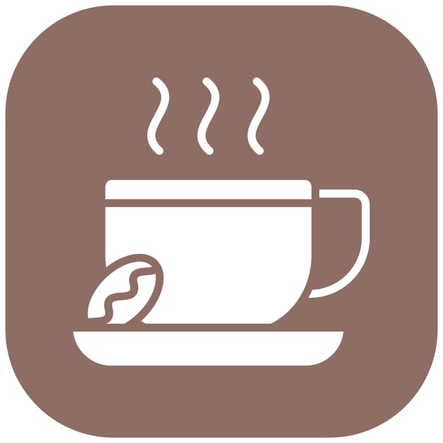 Estilo de ilustración vectorial de las tazas de café