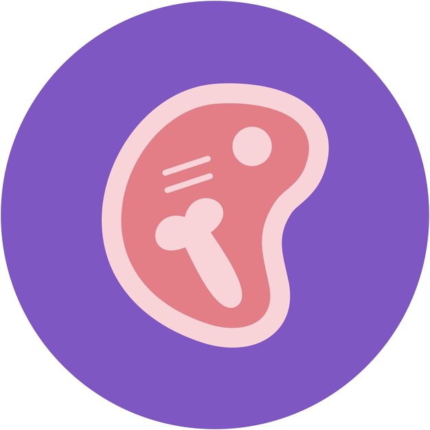 Estilo de la ilustración vectorial de Tbone