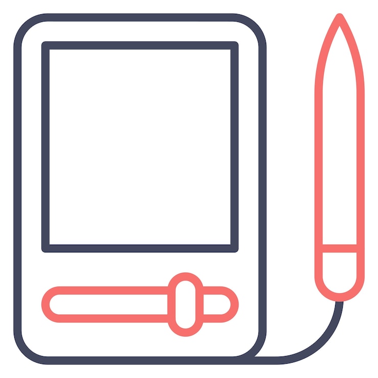 Vector estilo de la ilustración vectorial de telesketch