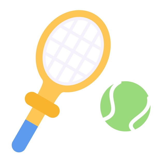 Estilo de ilustración vectorial de tenis