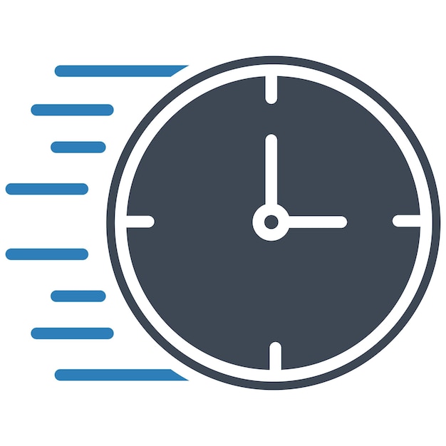Estilo de ilustración vectorial de tiempo rápido