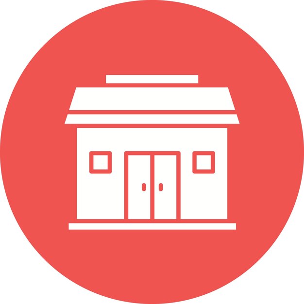 Estilo de ilustración vectorial de la tienda
