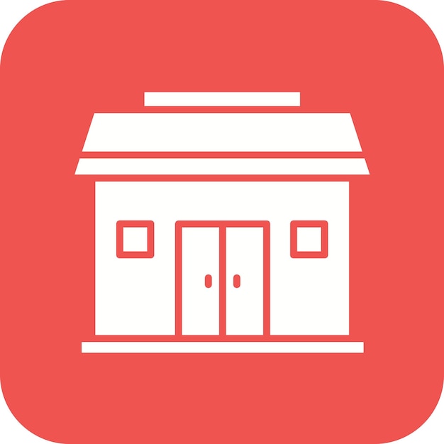 Estilo de ilustración vectorial de la tienda