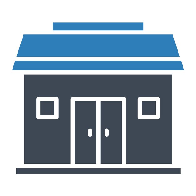 Estilo de ilustración vectorial de la tienda