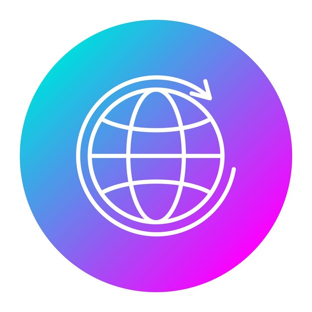 Estilo de ilustración vectorial en todo el mundo