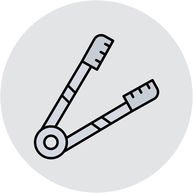 Estilo de ilustración vectorial de las tongas
