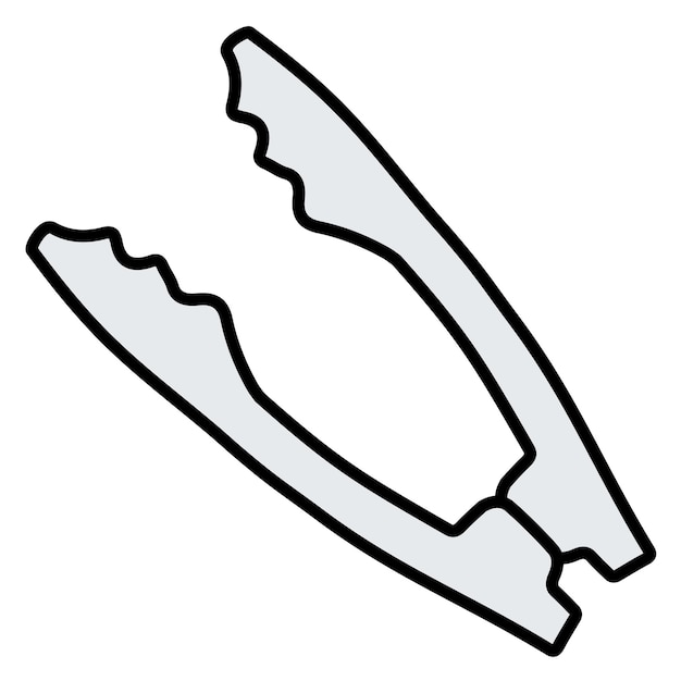 Estilo de ilustración vectorial de las tongas