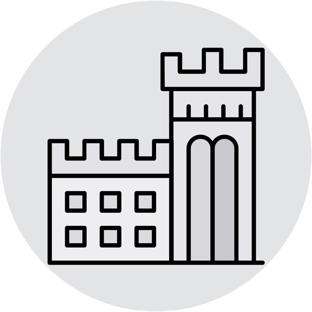 Estilo de ilustración vectorial de la Torre de Belem