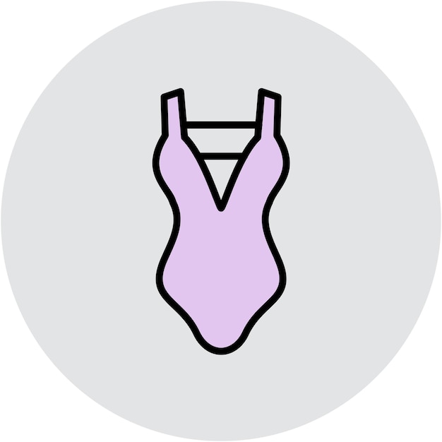 Estilo de ilustración vectorial de trajes de baño para mujeres