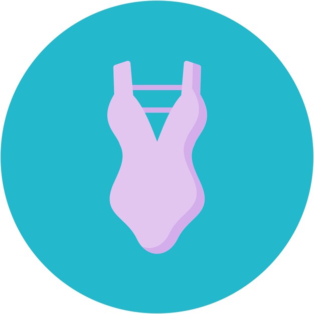 Estilo de ilustración vectorial de trajes de baño para mujeres