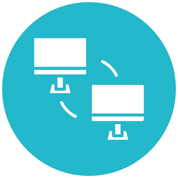 Estilo de ilustración vectorial de transferencia de datos