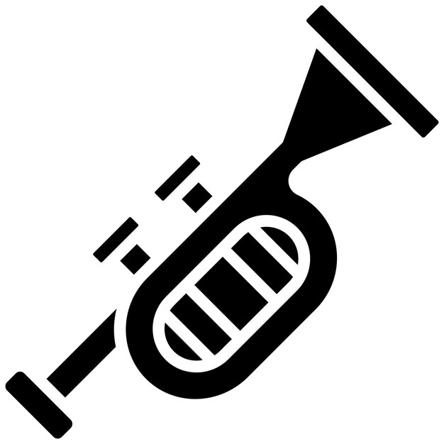Estilo de ilustración vectorial de Tuba
