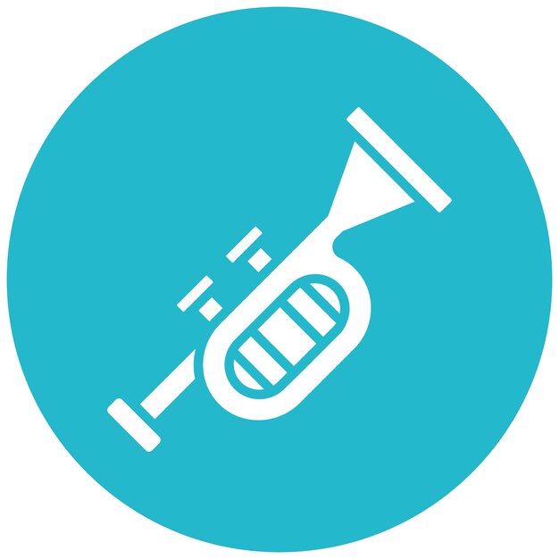 Estilo de ilustración vectorial de Tuba