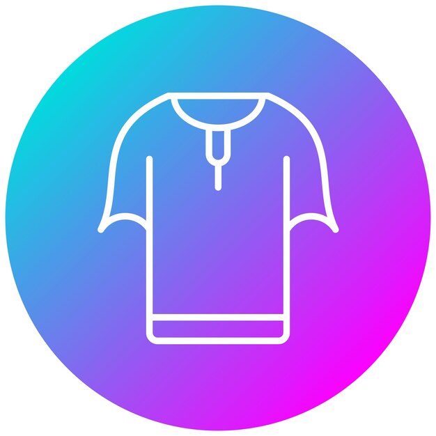 Estilo de la ilustración vectorial de la túnica
