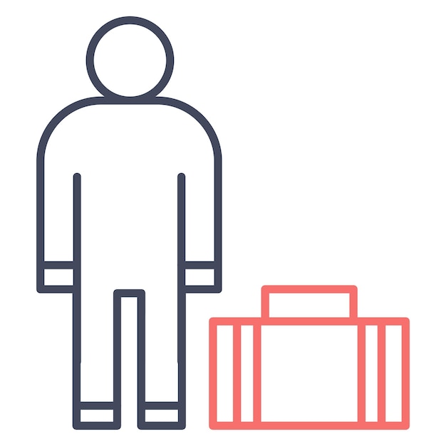 Estilo de ilustración vectorial turística