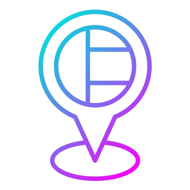 Estilo de ilustración vectorial de la ubicación de Dubai