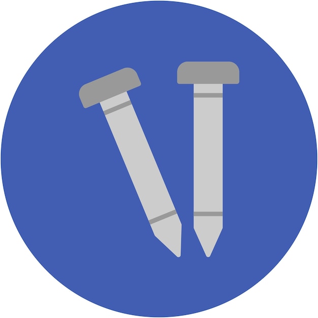 Estilo de ilustración vectorial de las uñas