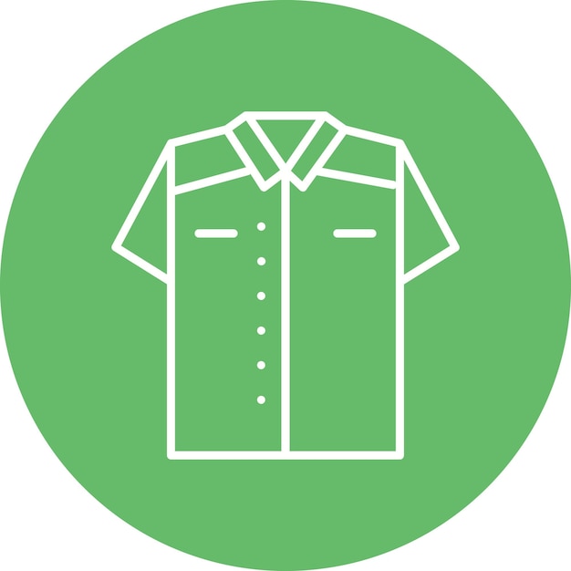 Estilo de ilustración vectorial del uniforme policial