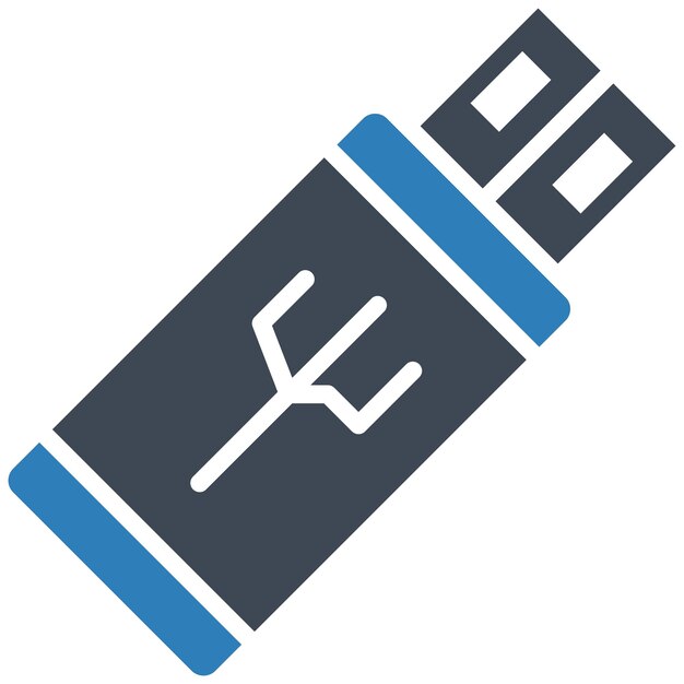 Estilo de ilustración vectorial de USB