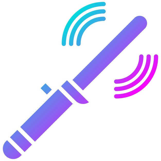 Estilo de ilustración vectorial de la varita Ar