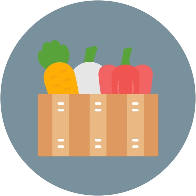 Estilo de ilustración vectorial vegetable