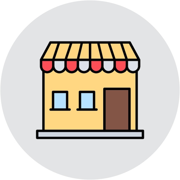 Estilo de ilustración vectorial de venta al por menor