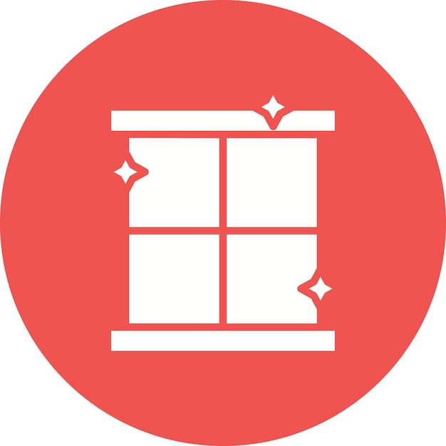 Estilo de ilustración vectorial de ventana limpia