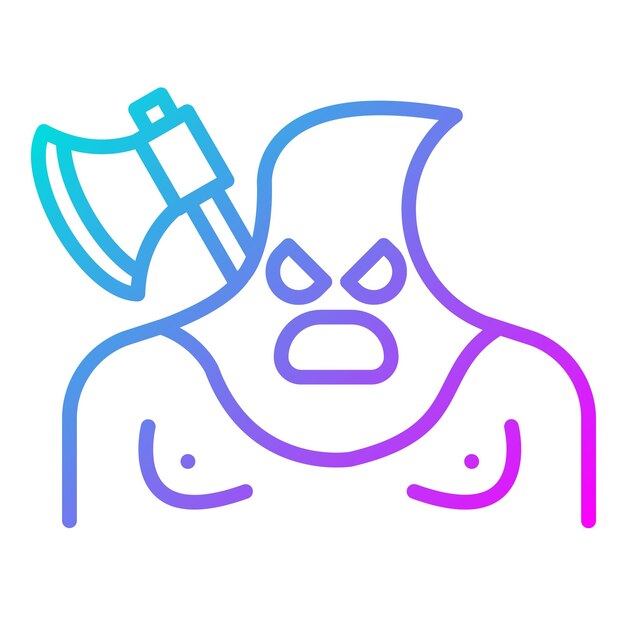 Estilo de ilustración vectorial del verdugo