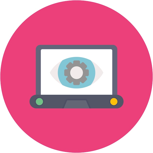 Estilo de ilustración vectorial de visión por computadora