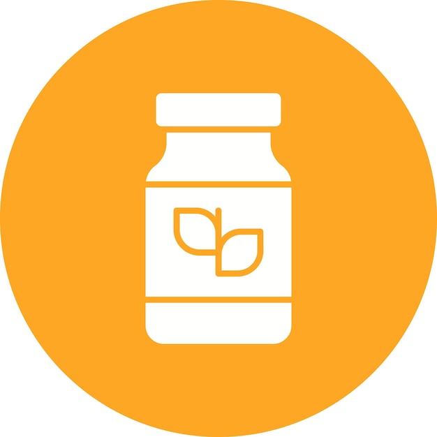 Estilo de ilustración vectorial de las vitaminas