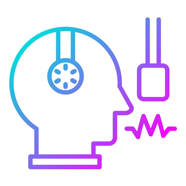 Estilo de ilustración vectorial de voz en off