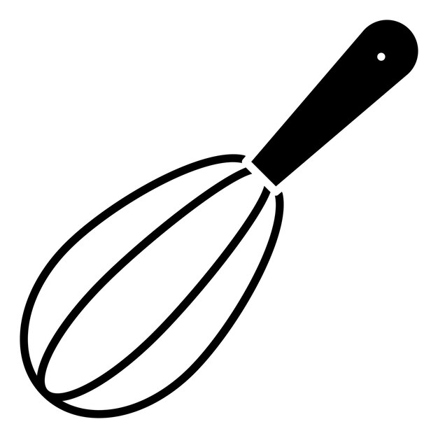 Estilo de la ilustración vectorial de Whisk